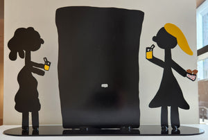 Tipsy Cups & Chicken Wings small sculpture