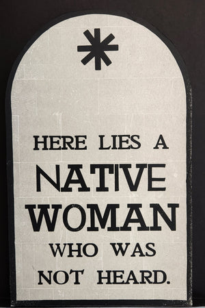 Here Lies a Native Woman