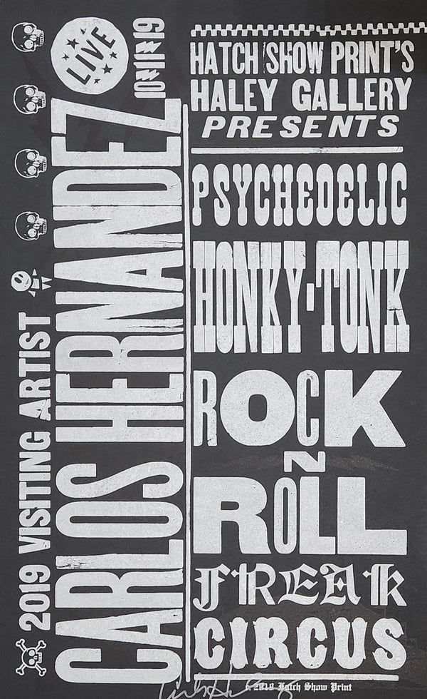 Carlos Hernandez Exhibit Poster
