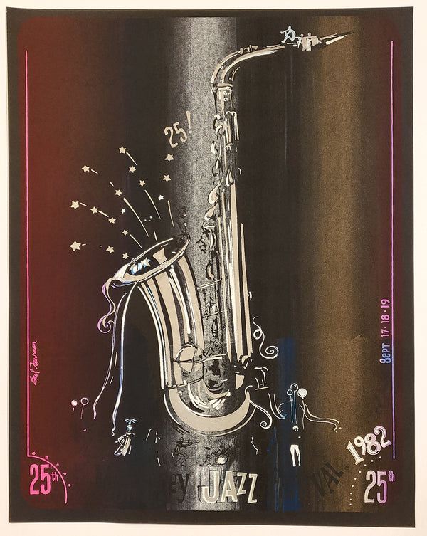 Half Sheet Monterey Jazz Festival 25th Annual