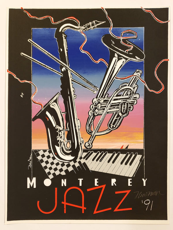 Half Sheet Monterey Jazz Festival (Instruments)