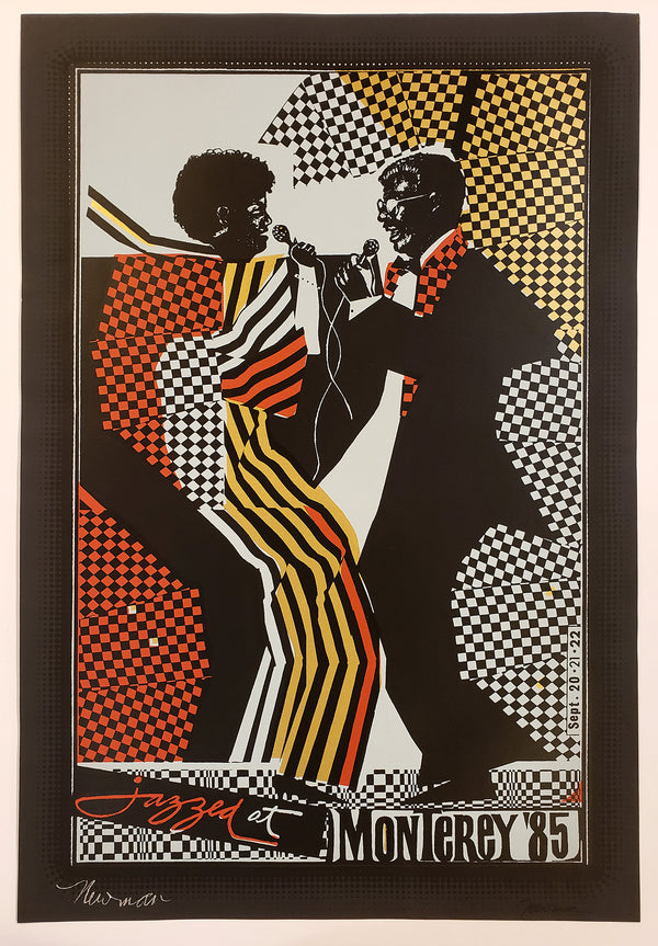 One Sheet Monterey Jazz Festival (Checkered Couple)