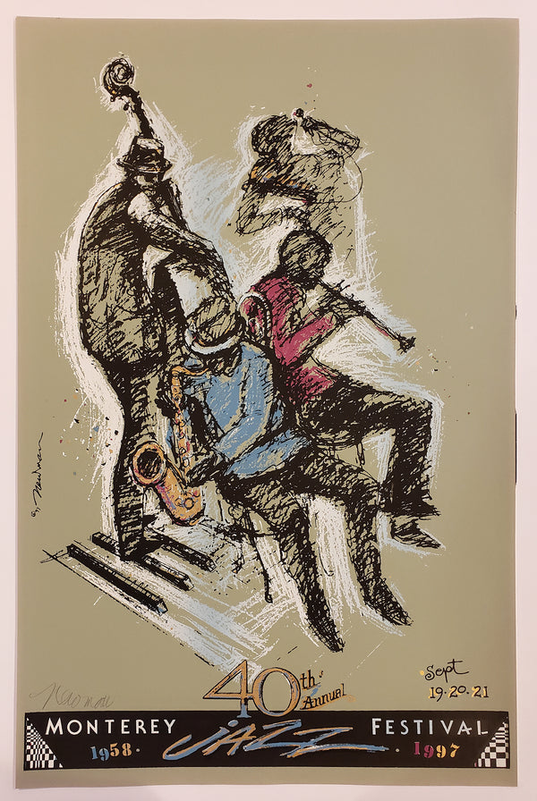 One Sheet Monterey Jazz Festival 40th Annual
