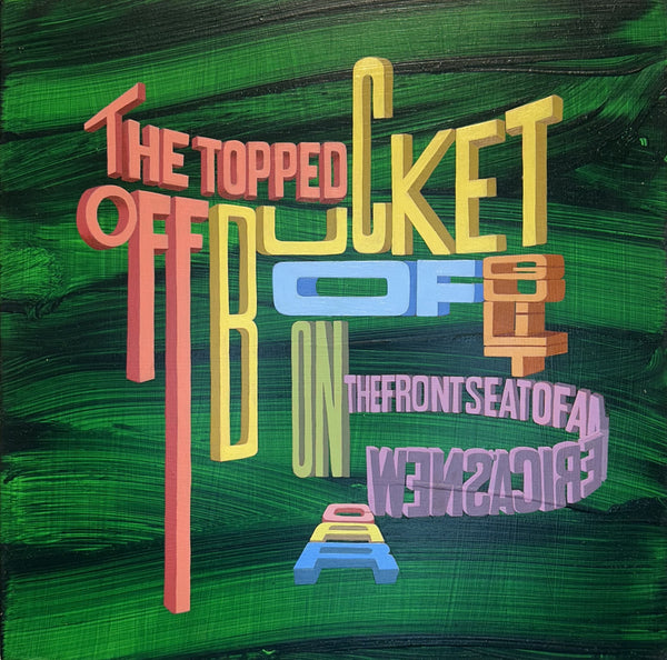 The Topped Off Bucket Of Guilt On The Front Seat Of Americas Car